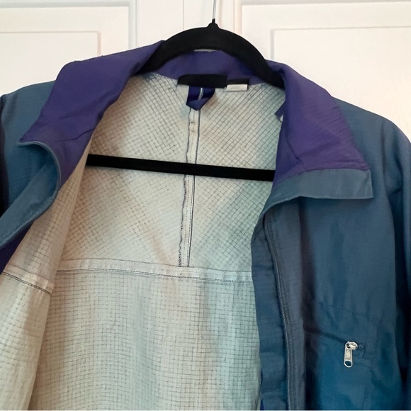 Vintage Patagonia Windbreaker Blue and Purple Jacket Size Small - Picture 7 of 10